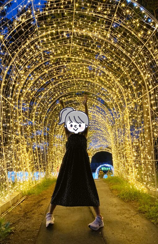 ルスツリゾート&コンベンションの光の迷路